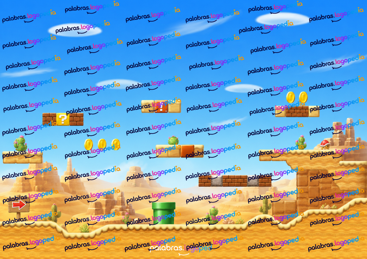 Super Mario Logopédico | Juego para trabajar lenguaje y sonidos del habla