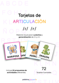 Tarjetas de articulación – Fonema R