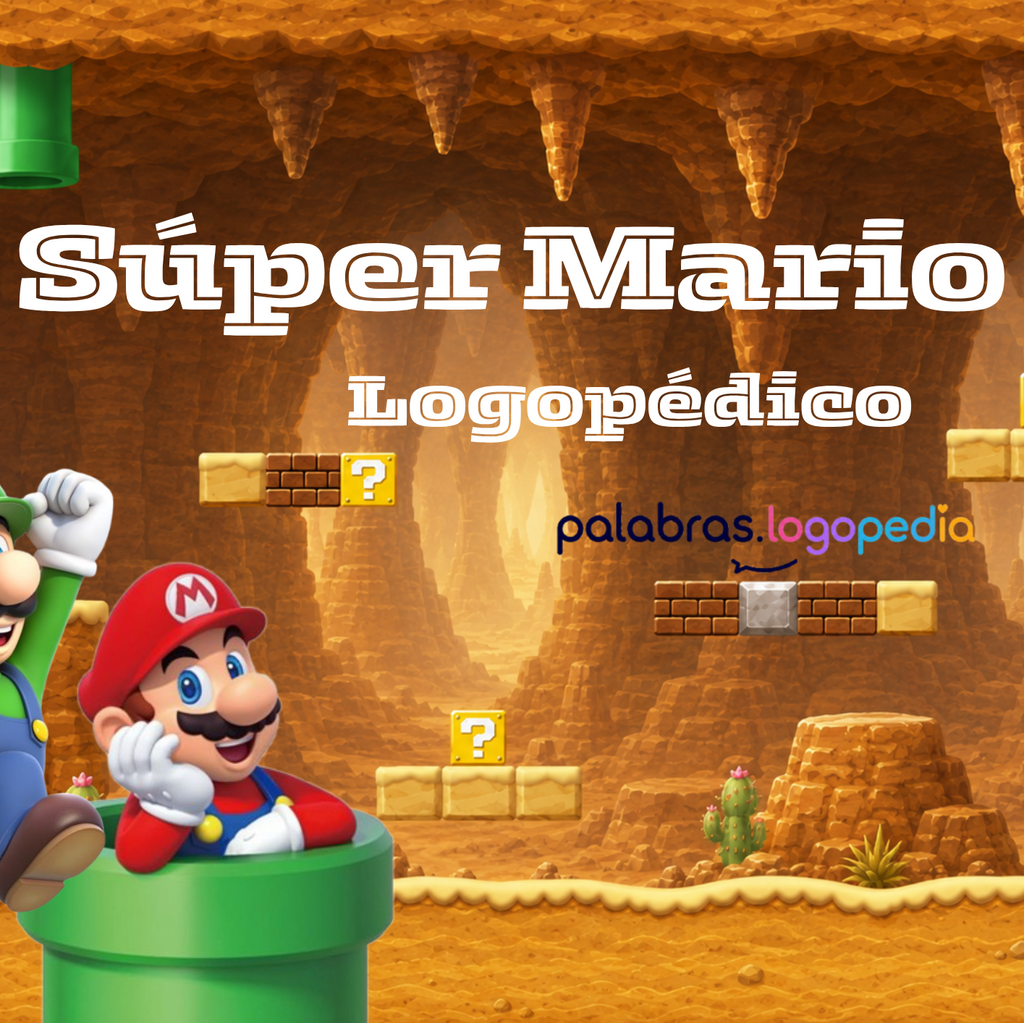 Super Mario Logopédico | Juego para trabajar lenguaje y sonidos del habla