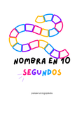 Nombra en 10 segundos