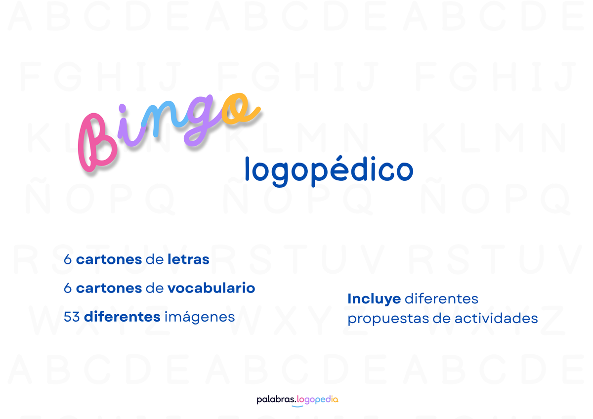Bingo Logopédico
