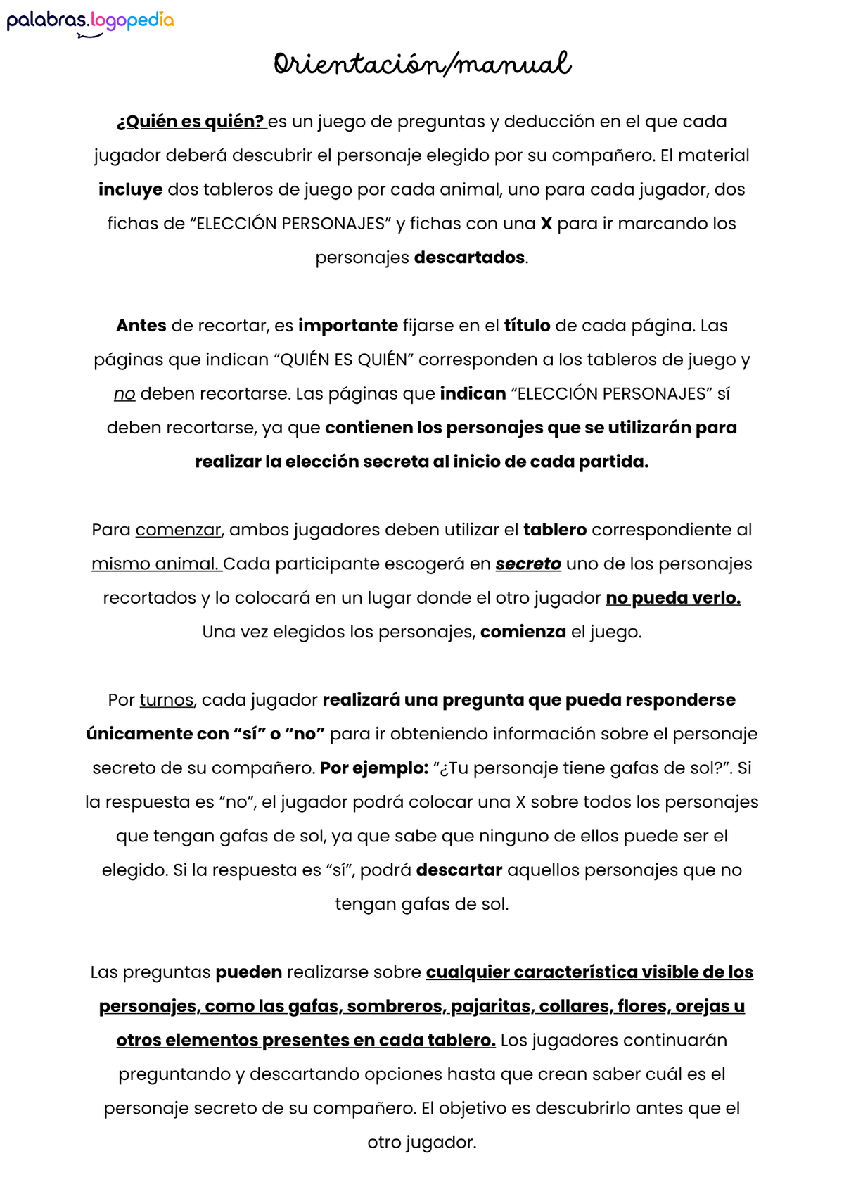 ¿Quién es quién?