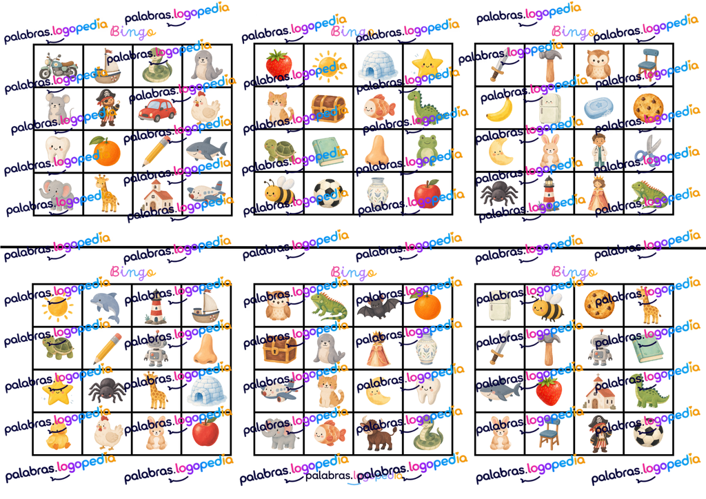 Bingo Logopédico