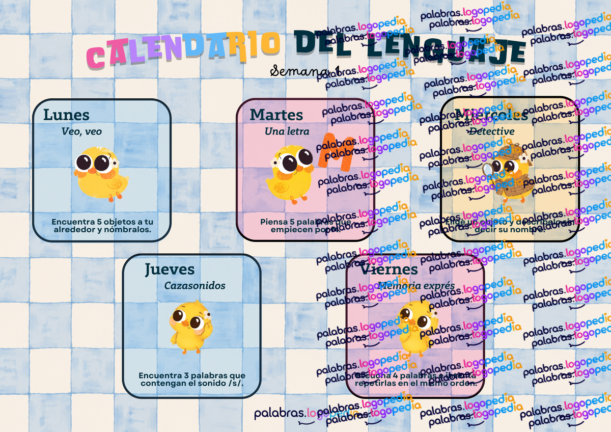 Calendario del Lenguaje