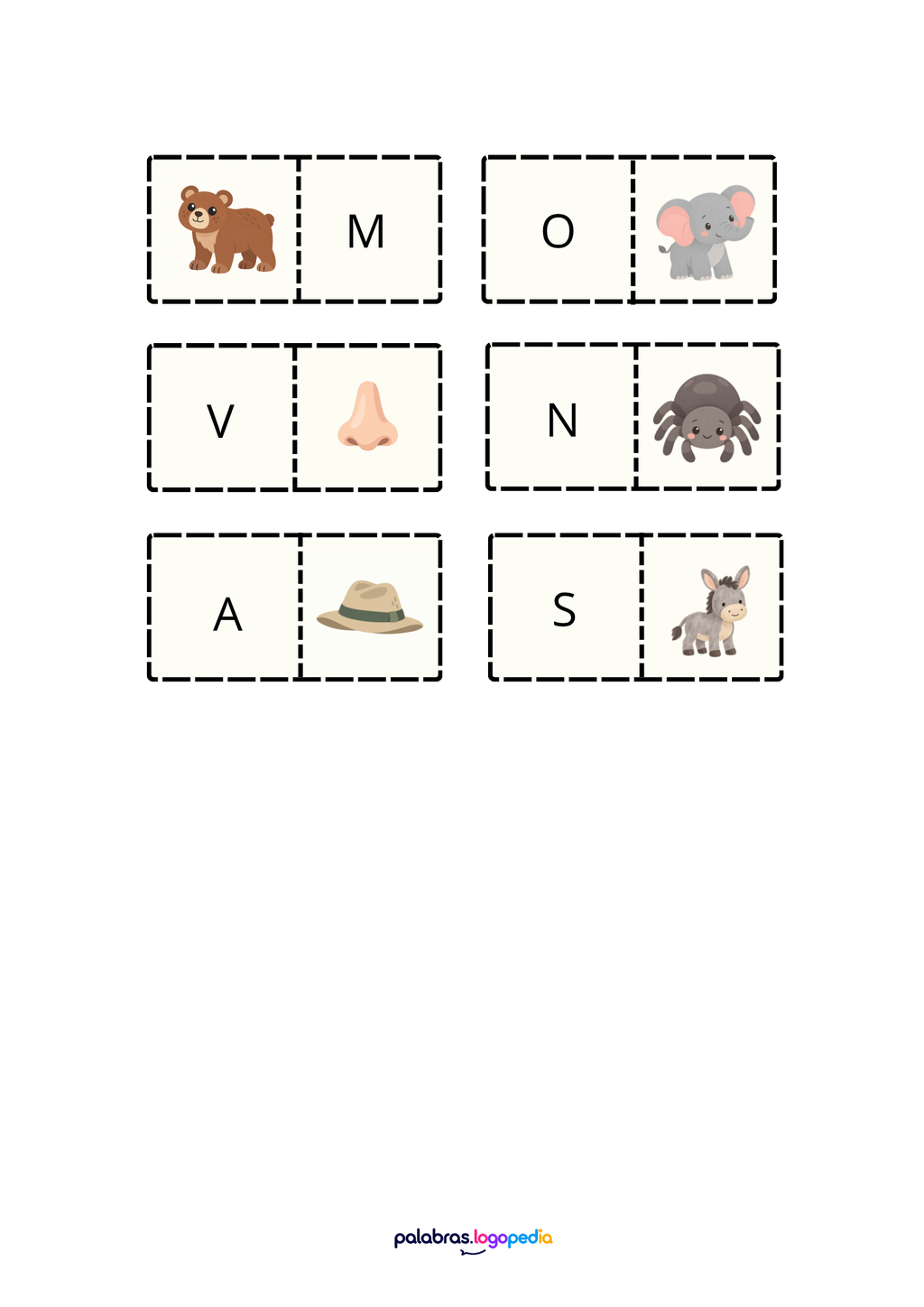Dominó Logopédico | Juego educativo para trabajar el lenguaje