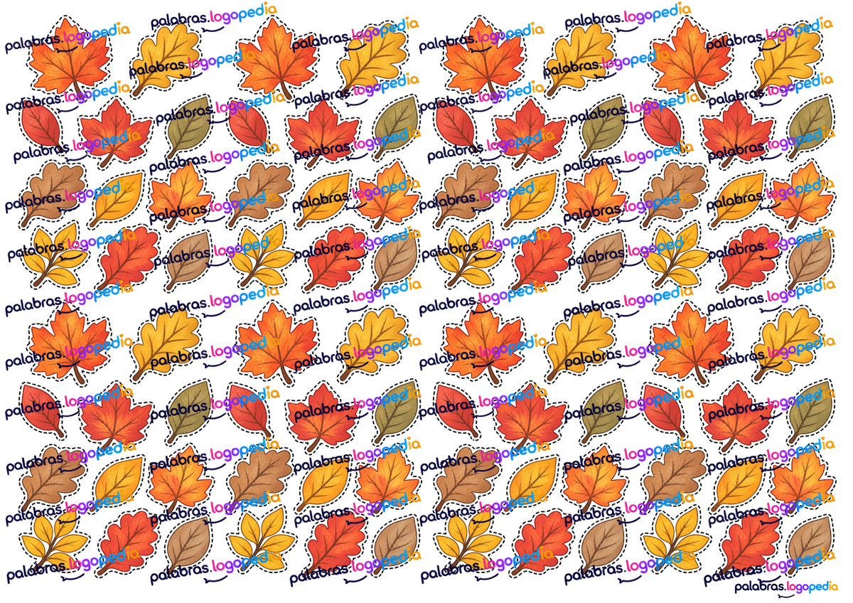 Material de otoño para logopedia | El árbol de las palabras