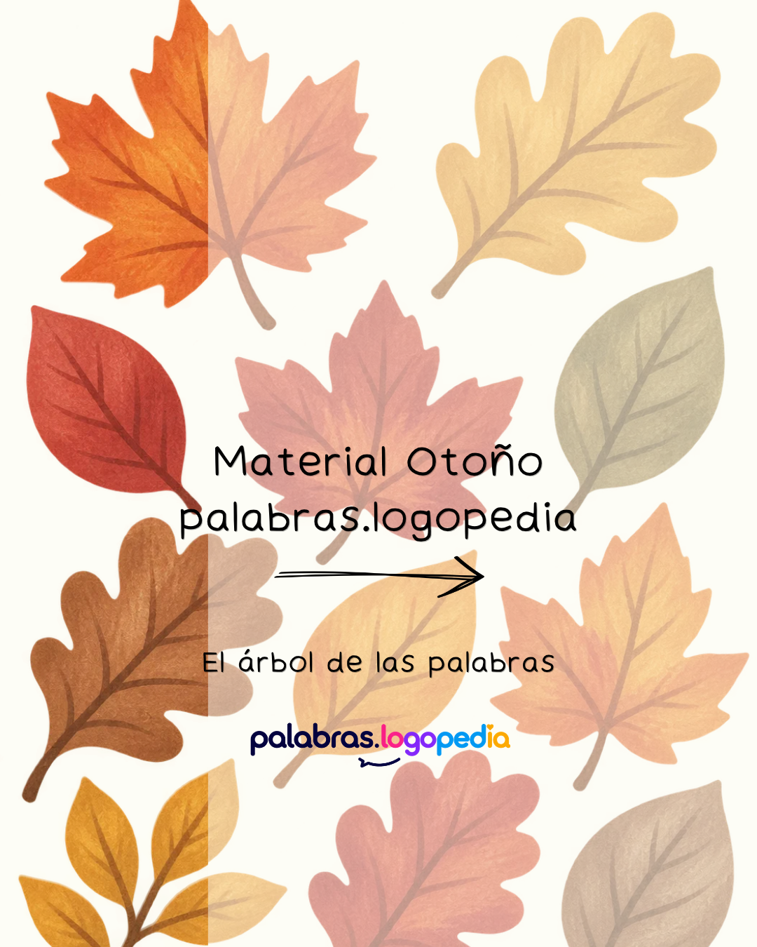 Material de otoño para logopedia | El árbol de las palabras